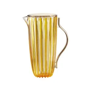 Guzzini 123800151 Caraffa In Bio-based Plastic, Ambra, Dolcevita, 19,5x13xh27 Cm – 1750cc