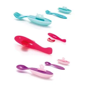 Guzzini Bimbi Set Di Posatine, Irene Guerrieri, 19 X 19 X H6 Cm, Multicolore