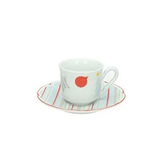 Tognana Servizio Tabatha In Ceramica Colorata Linea Poema Servizio Tabatha Servizio da caffe
