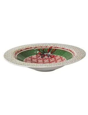 Brandani 52370 Centrotavola Fondo Cantico Stoneware, D 40 Cm
