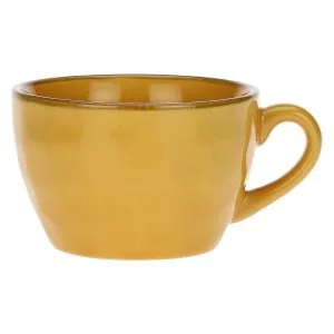 Rose&Tulipani Serie Concerto Tazzone Colazione 420 cc Colore Giallo Ocra