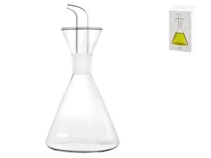 H&h Frasco Cónico De Vidrio Borosilicato Transparente Ml 500