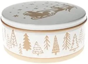 BRANDANI Collezione Pandizenzero Scatola Slitta In Ceramica Stoneware 20 X H 9 Cm