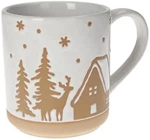 BRANDANI Collezione Pandizenzero Mug Bosco Ceramica Stoneware Cm ø 10×11,5h