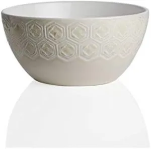 Brandani 54581 Ciotola Cereali Alice Avorio Stoneware Diam 15×7,5h