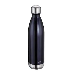 Cilio Elegante Borraccia In Acciaio Inox, 750 Ml, A Prova Di Perdite, Thermos Anche Per Bevande Gassate, Mantiene Caldo Fino A 18 Ore E Freddo Per 24 Ore
