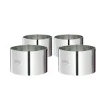 Küchenprofi 0905052804 Anello Per Dolci E Antipasti, Set Da 4 Coppapasta Cm 8x5