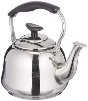 Cilio Bollitore Classic Per 700 Ml Di Acqua, Altezza: 17 Cm, Diametro: 14,4 Cm, Acciaio Inox Lucido, Fondo Capsula, Per Tutti I Piani Cottura, Bollitore A Induzione, Manico Termoisolante, Campeggio