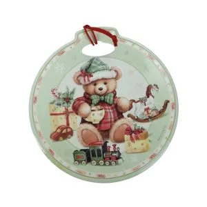 BRANDANI 80110 Decoration Coccole Ceramica Sughero, 20×21 cm