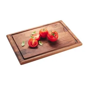 GEFU – Tagliere ENNO, medio con scanalatura per succo, noce