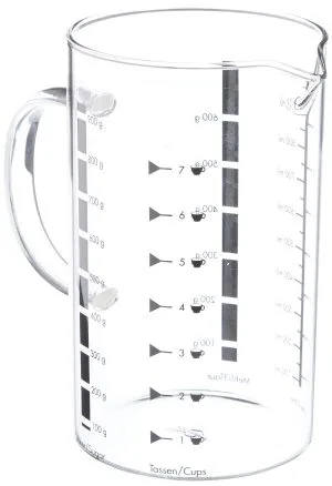 Küchenprofi 912003510 – Misurino in alluminio, trasparente